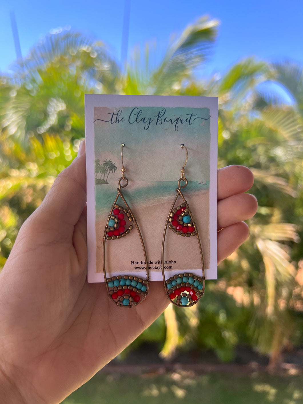 Beaded earrings no.10