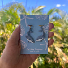 Load image into Gallery viewer, Clay - Whale earrings
