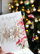 Load image into Gallery viewer, Clay - 3 in 1 Snowflake earrings
