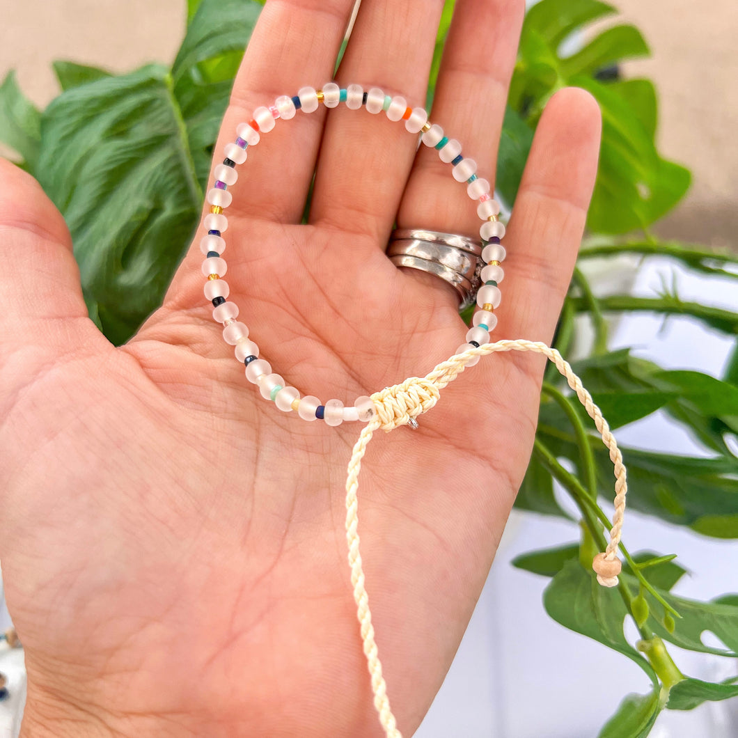 Bracelet - Beaded rainbow