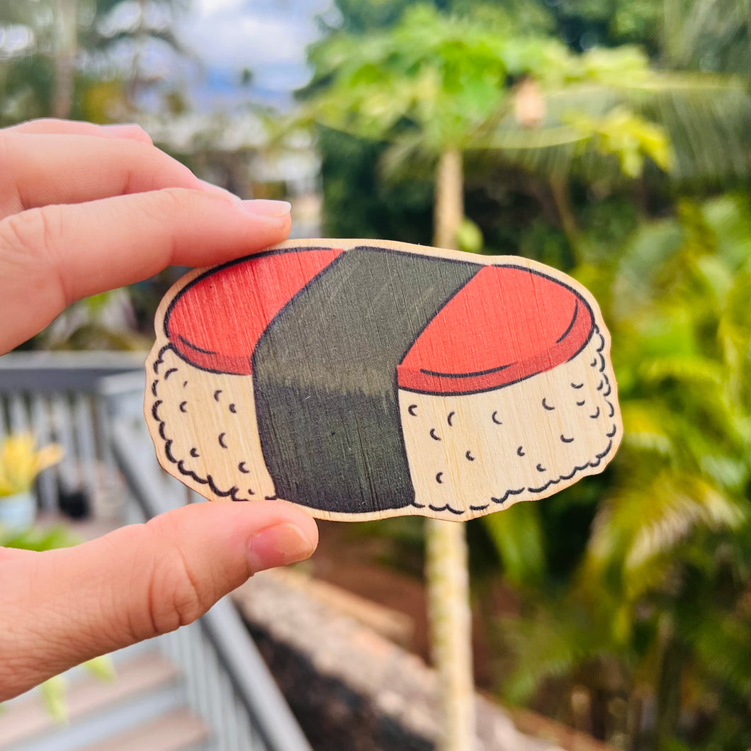 Bamboo sticker - Spam musubi