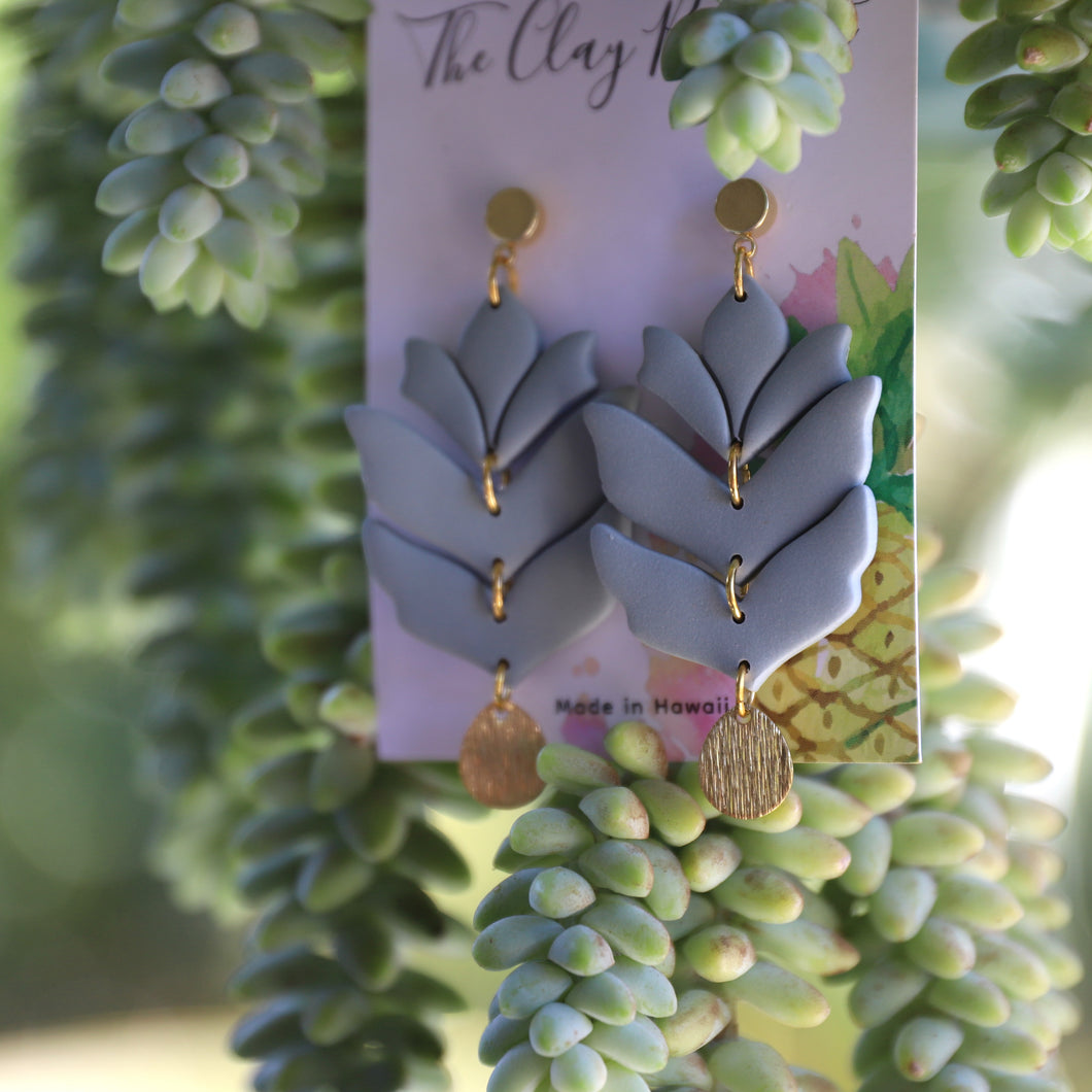 Clay - Botanical earrings