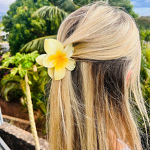 Load image into Gallery viewer, Plumeria Hair clip
