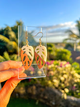 Load image into Gallery viewer, Monstera Adansonii earrings
