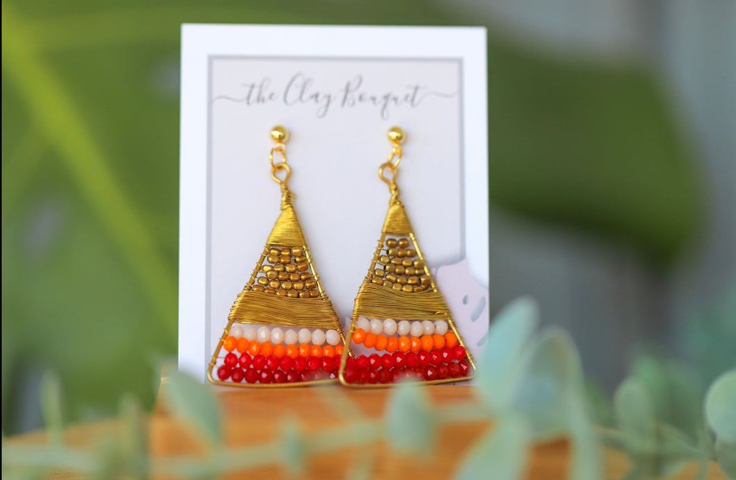 Beaded earrings no.11